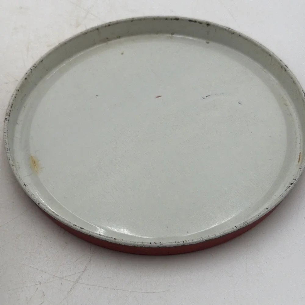 Vintage 1940s National Can Corp New York Strawberry Print Tin Canister Storage